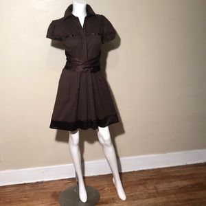 Bebe Brown Dress Size Small